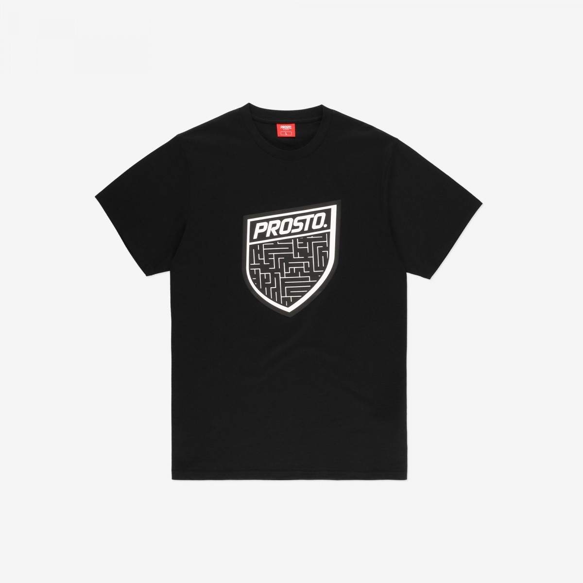 Męski t-shirt z nadrukiem Prosto Yumzle czarny