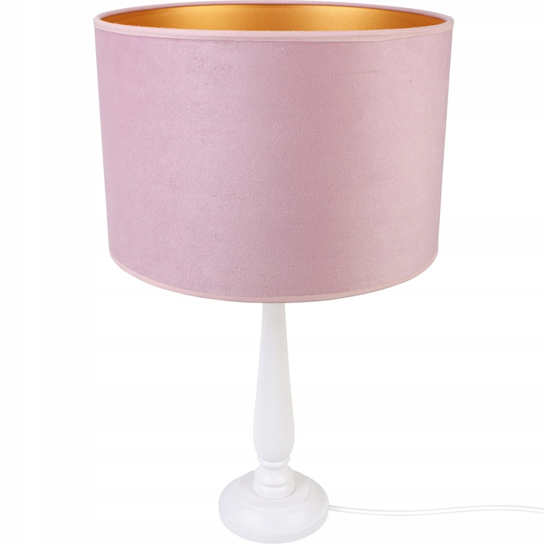 Stolová lampa Berta pudrová ružová