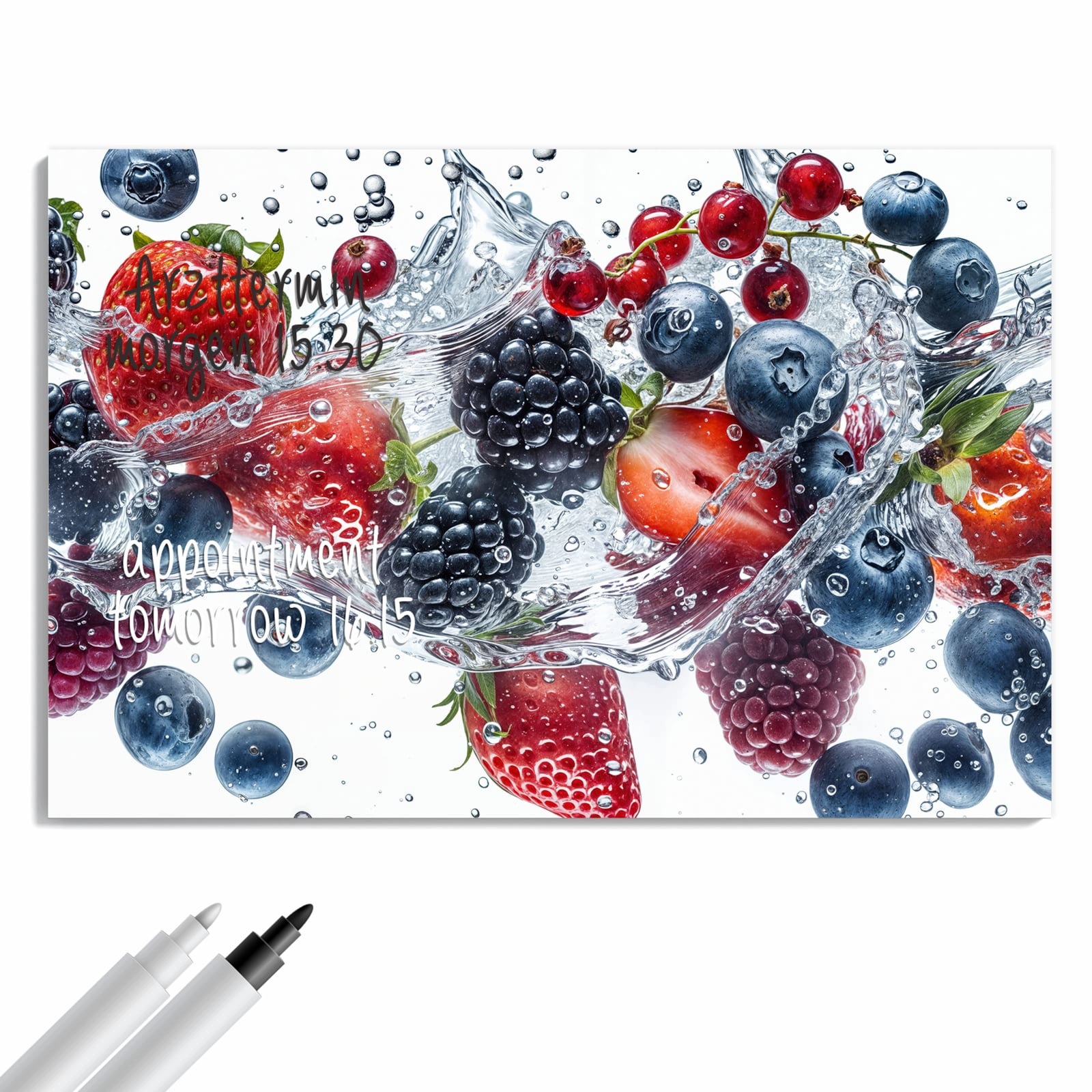 Magnetická tabule Bobule Voda 60 × 40 cm