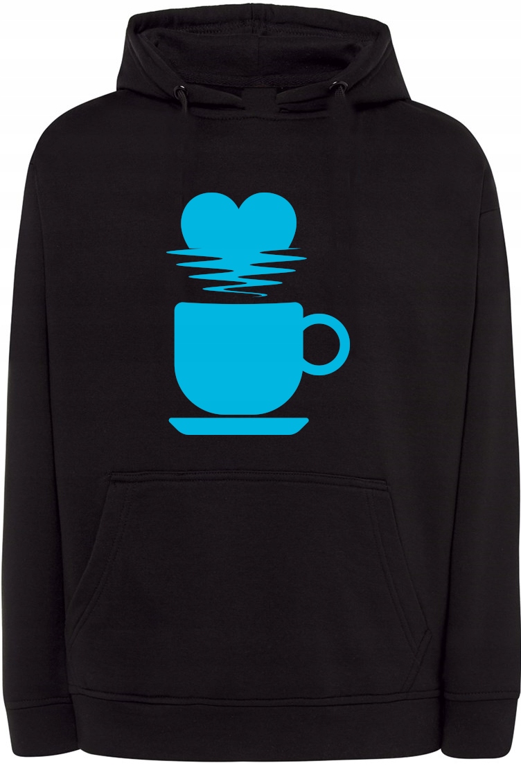 Mikina s potiskem Love Káva r.XXL