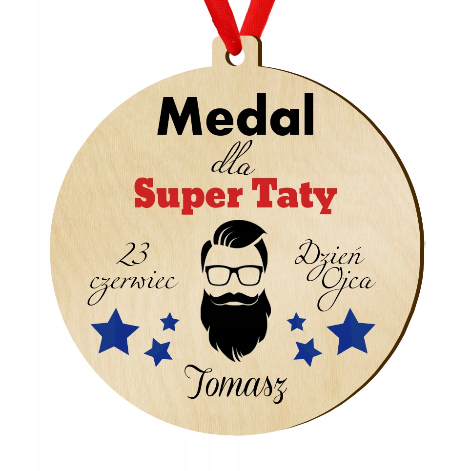 

Dzień ojca Taty upominek Medal M