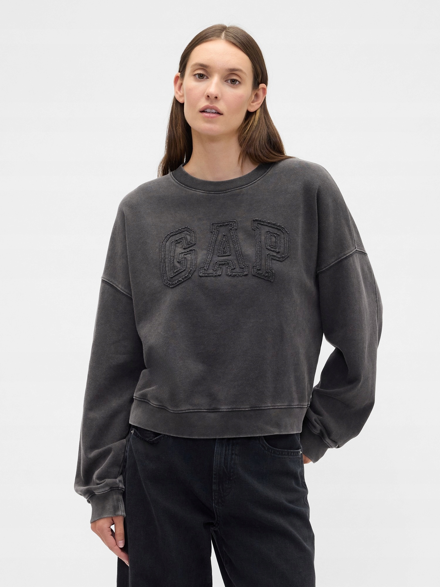 Gap Mikina s logem French Terry