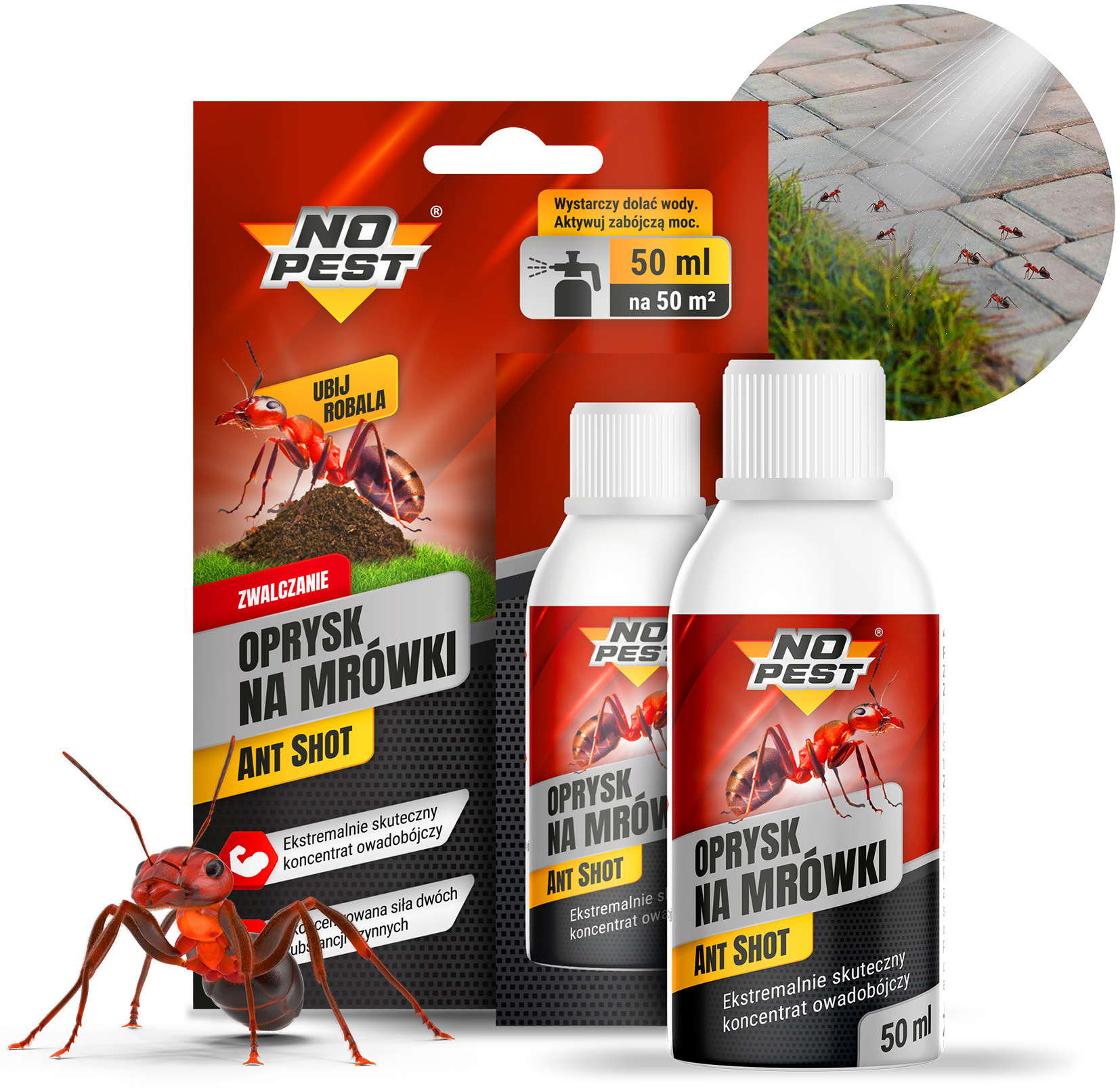 OPRYSK ŚRODEK PŁYN PREPARAT NA MRÓWKI PRZECIW MRÓWKOM ANT SHOT NO PEST 30ML