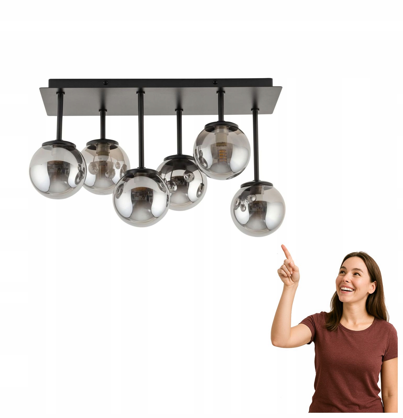 Stropná lampa Tulia 6 33500 Sigma Lighting