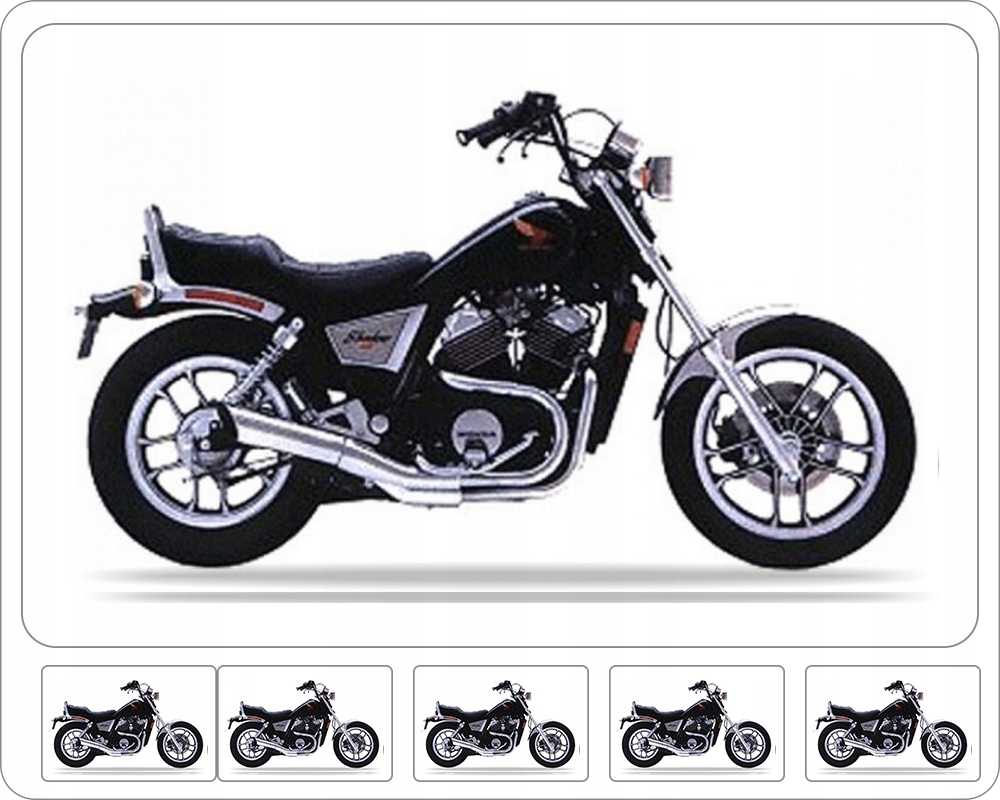 Samolepky Na Motocykl Juula Pro Honda Shadow Vt 500 1983-1984 Černé NH1