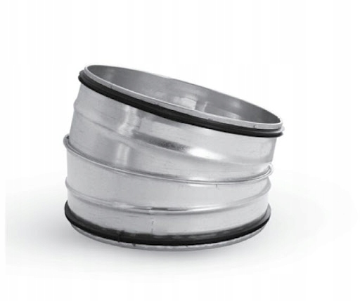 KOLANO 15st Ø 315 z uszczelkami ocynk SPIRO WALTER