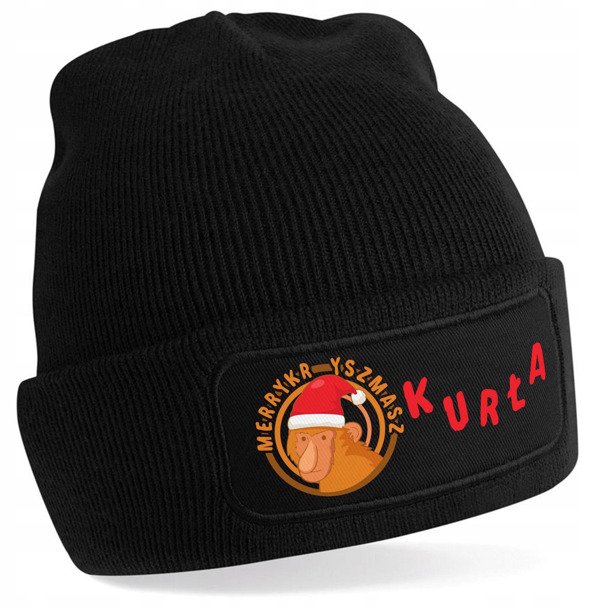 

Ciepła Czapka Zimowa Świąteczna Kurła Nosacz