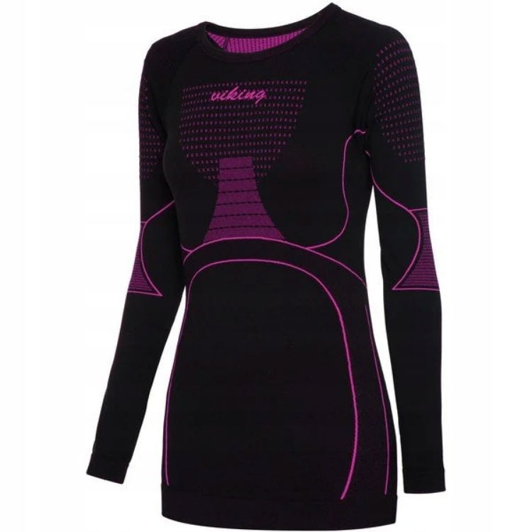 Koszulka termoaktywna damska Viking Etna czarna r L