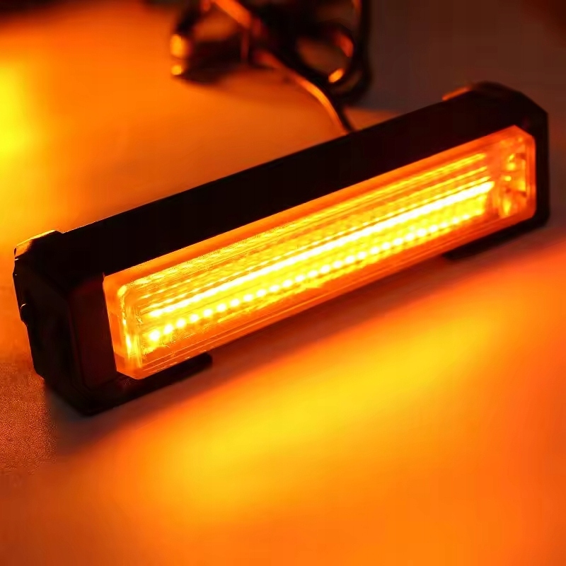 LAMPA BELKA OSTRZEGAWCZA KOGUT STROBOSKOP LED POMARAŃCZOWY LAWETA 12/24V Stan opakowania oryginalne