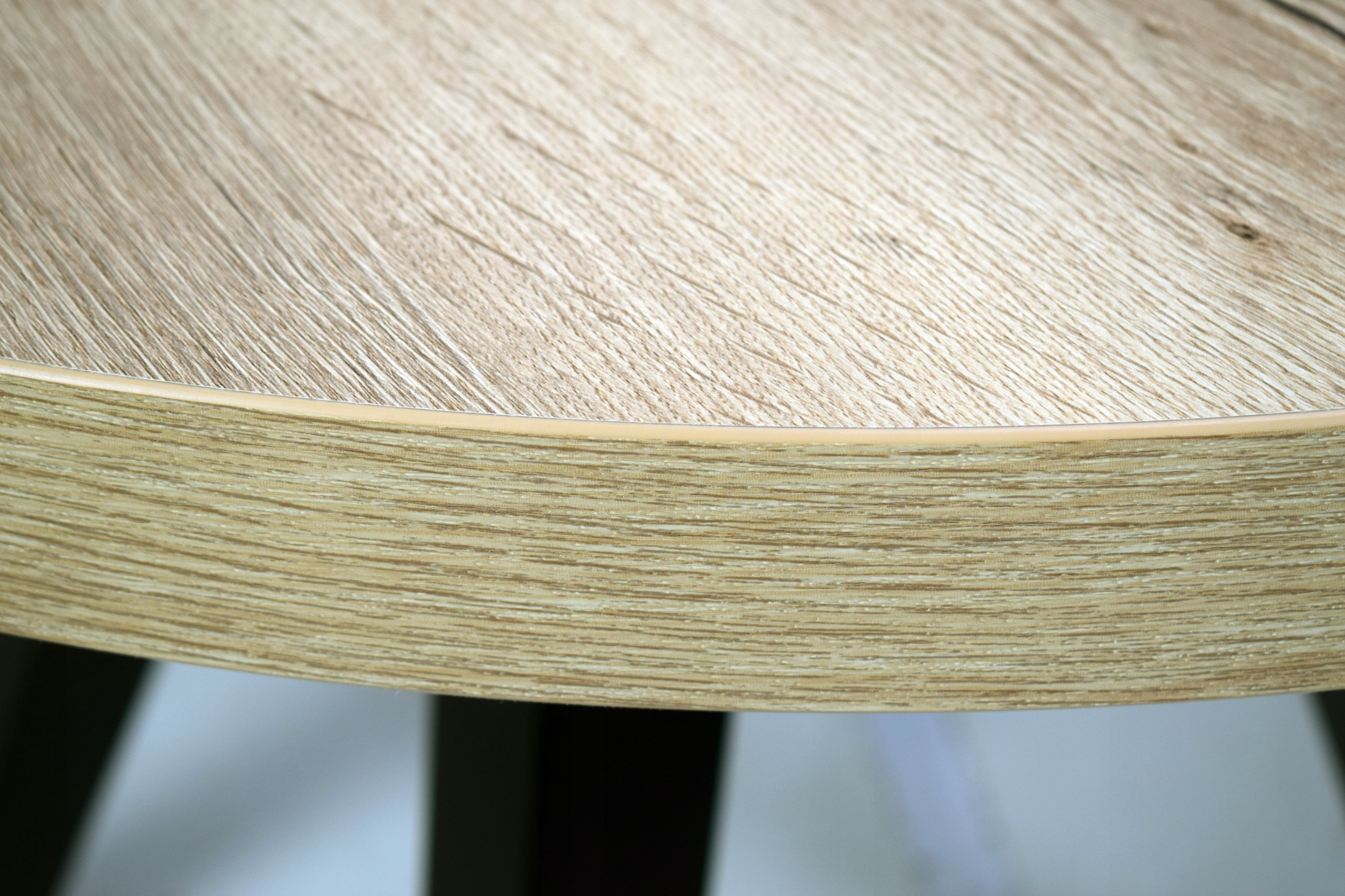 STÓŁ OKRĄGŁY L-3 80/2X50 DĄB HALIFAX NAT. Szerokość mebla 80 cm