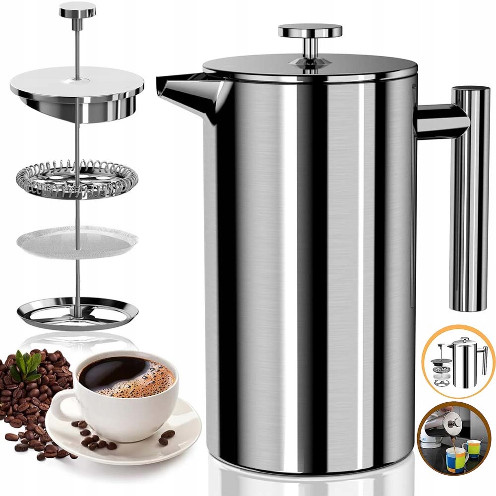 Kávovar Na Espresso Funguje Na Indukci, Plyn, Ocel 800 ML