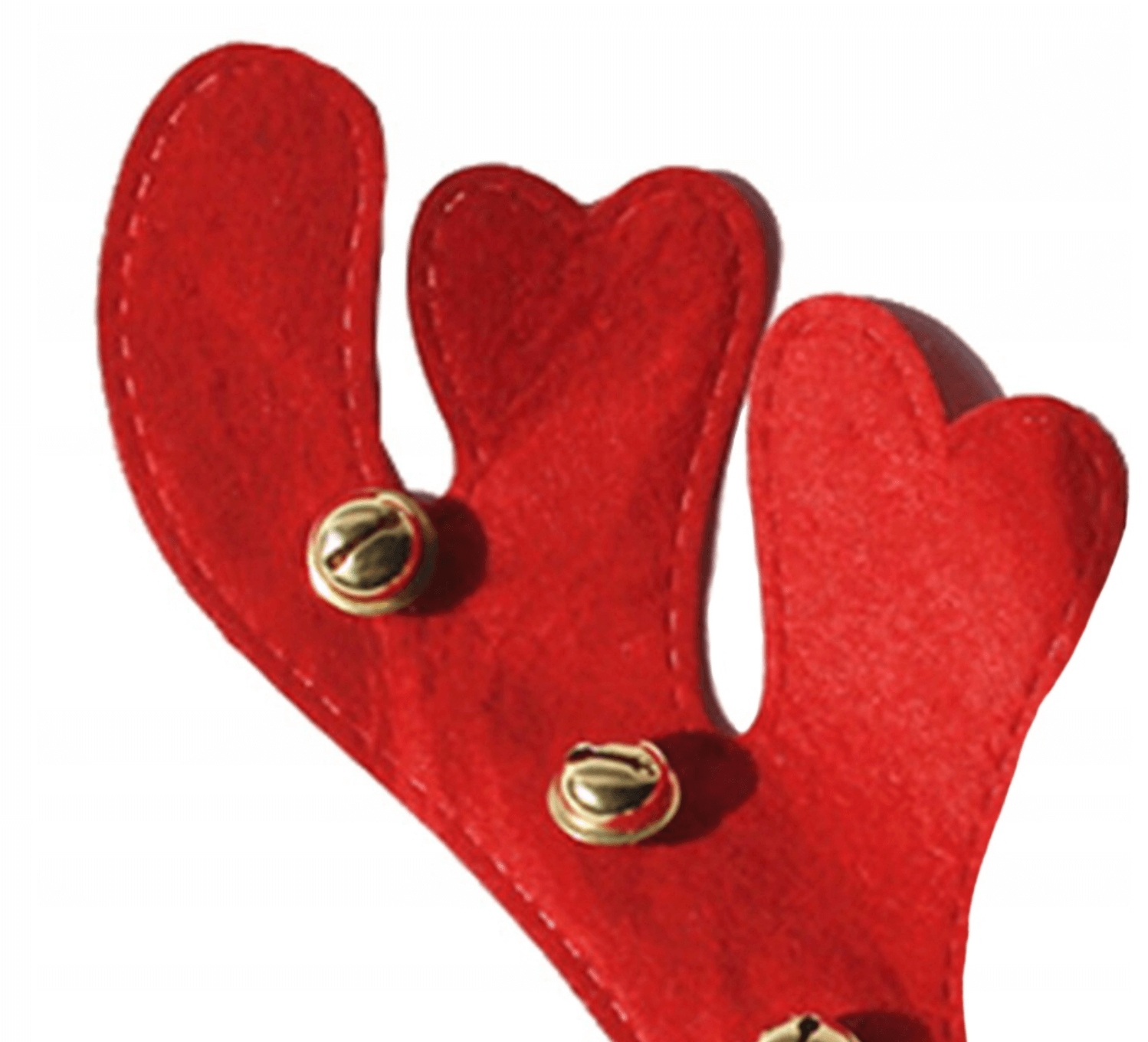 ROGI RENIFERA OPASKA Z DZWONECZKAMI ŚWIĘTA MIKOŁAJ Kolor dominujący czerwony