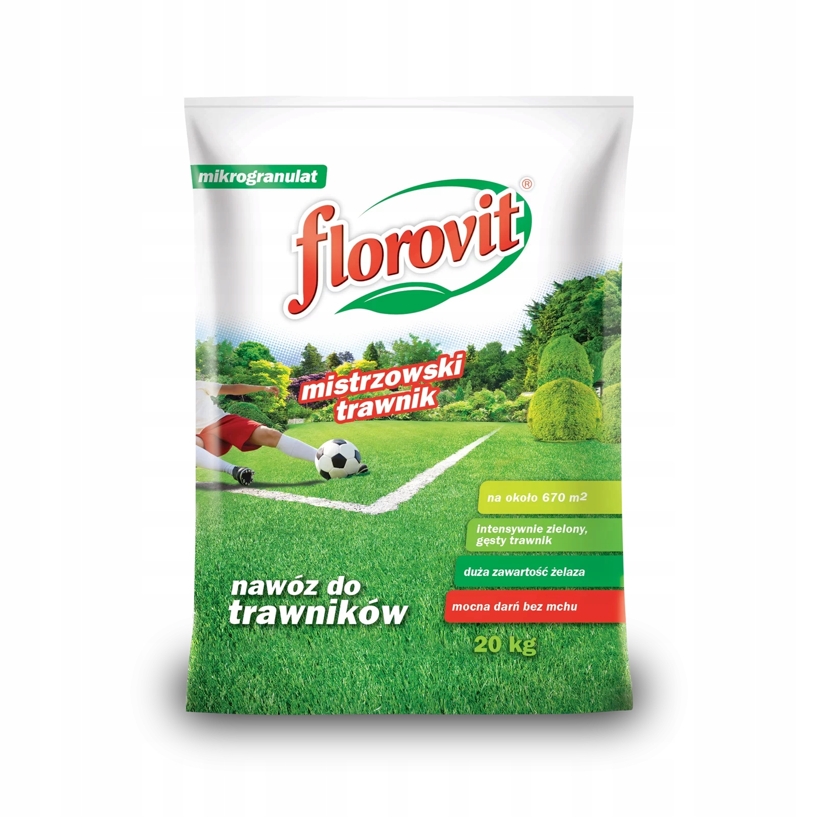 Florovit Nawóz do trawy Mistrzowski Trawnik 20 kg