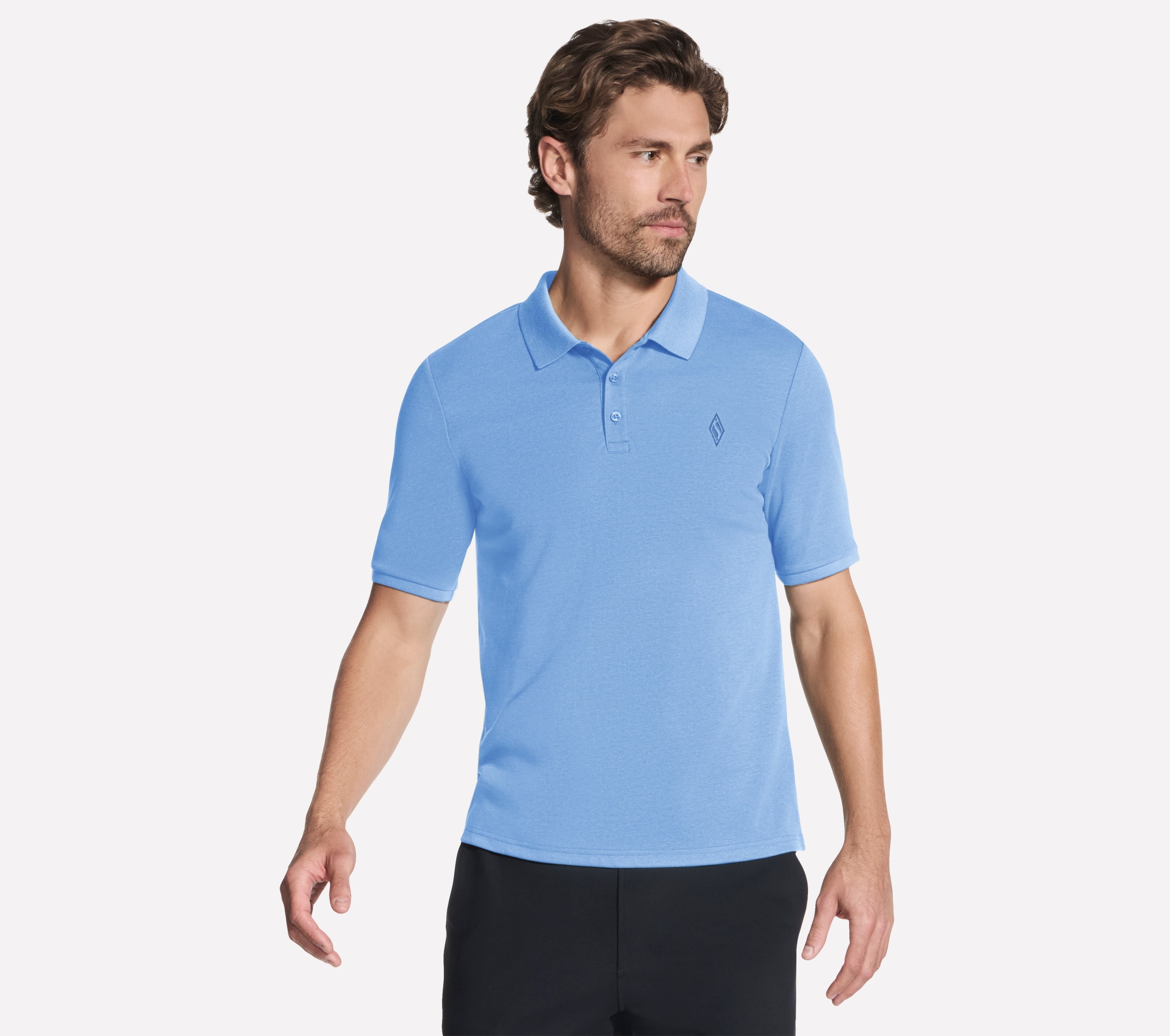 Tričko pánské Skechers Off Duty Polo modré TP214 Wpw