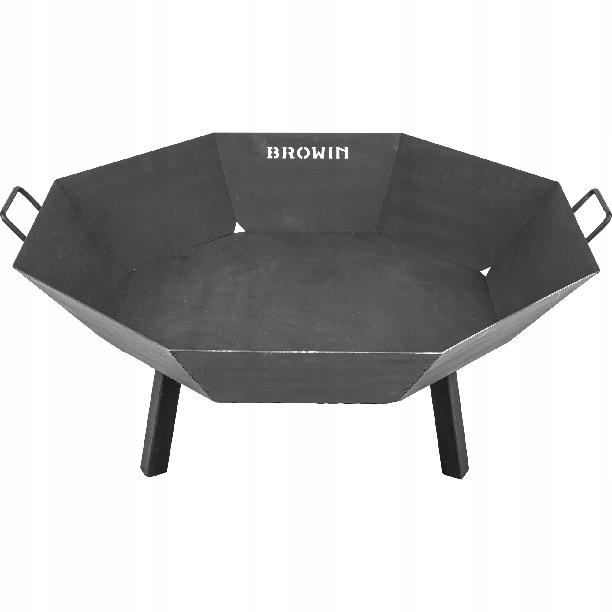 Palenisko ogrodowe ø 80 cm loftowe czarne ognisko kociołek