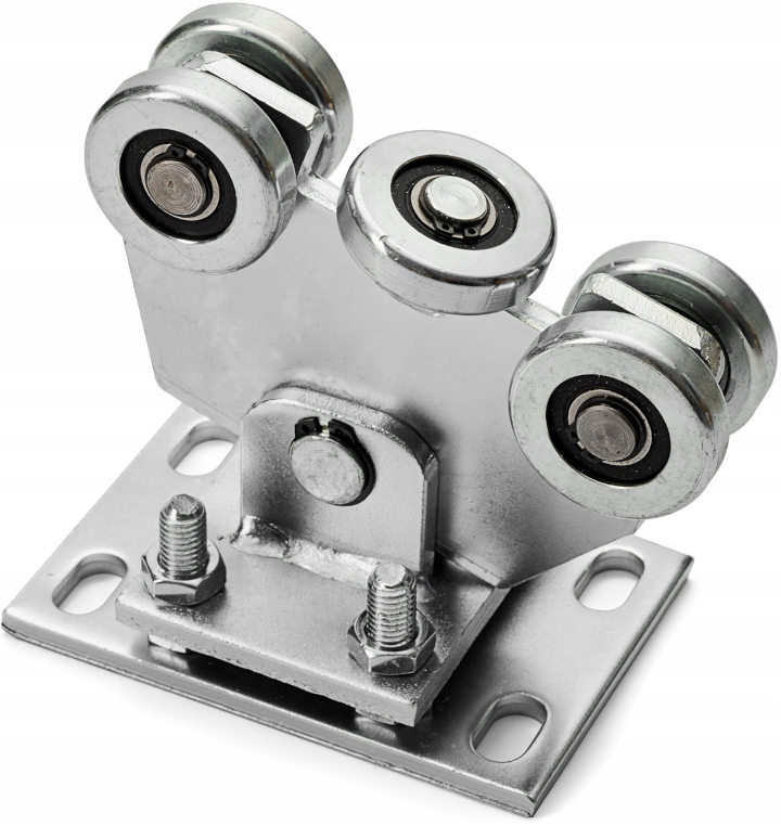 WÓZEK WÓZKI ROLKI DO BRAMY PRZESUWNEJ ZESTAW 60x60 Marka WDB