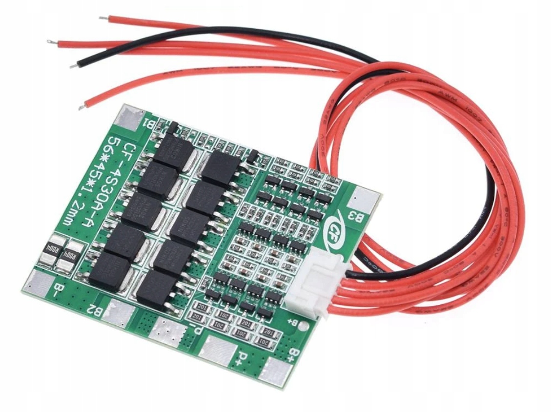 BMS 4S z balanserem 60mA Li-Ion 16,8V 30A/60A 0143