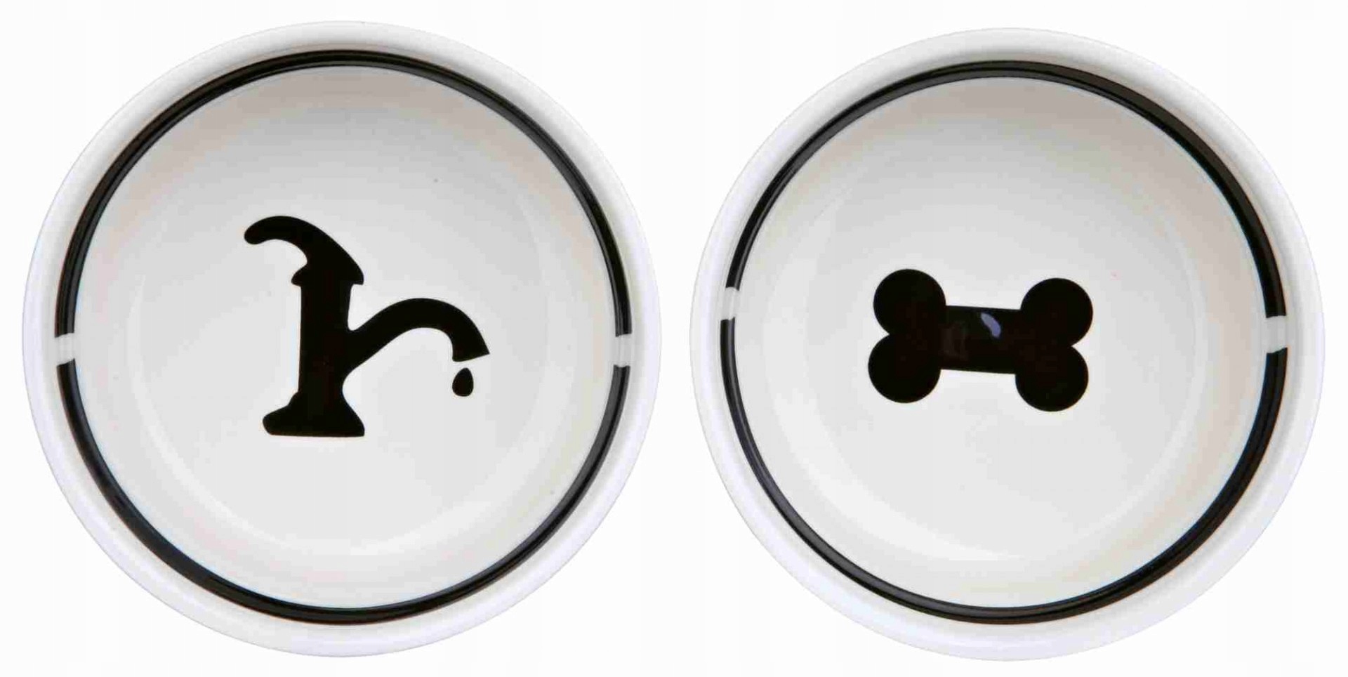 

Miski ceramiczne na stojaku Trixie 2x 600 ml