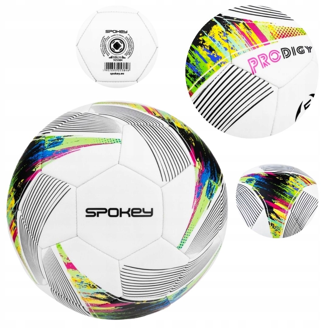 Piłka Nożna Treningowa Rekreacyjna Spokey Prodigy rozmiar 5 68cm