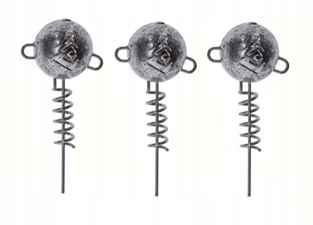 Mikado ciężarek główki Jaws z wkrętem 3 sztuki 10g