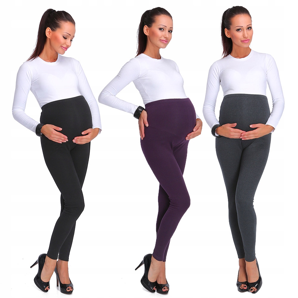 3-BALENÍ Těhotenských Legín S Zatepleným Panelem PREG28