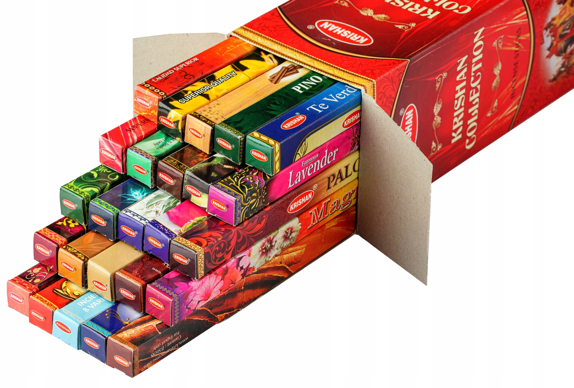 NAG CHAMPA - KADZIDEŁKA INDYJSKIE 8 SZT. PYŁKOWE!! Marka Krishan