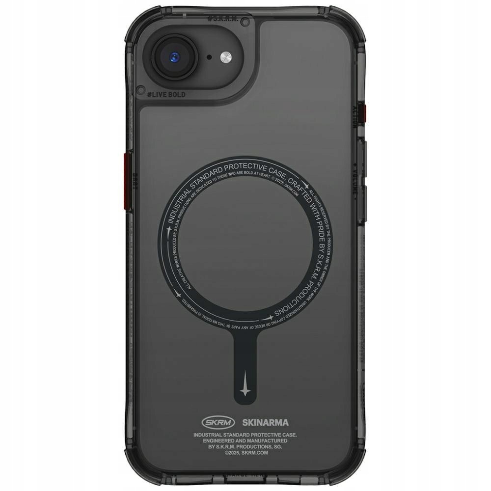 Etui Skinarma Saido MagSafe do iPhone 16e 17e czarny