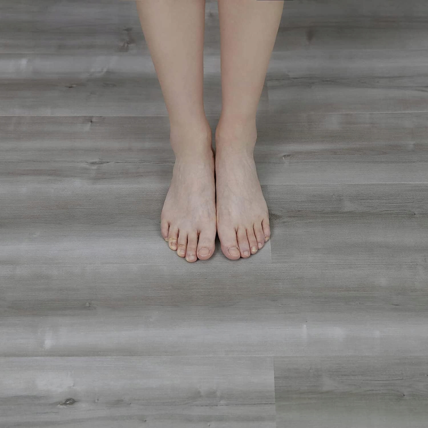 Samolepiace vinylové panely Nuflr sivé drevo 15×90 cm 40ks do kuchyne