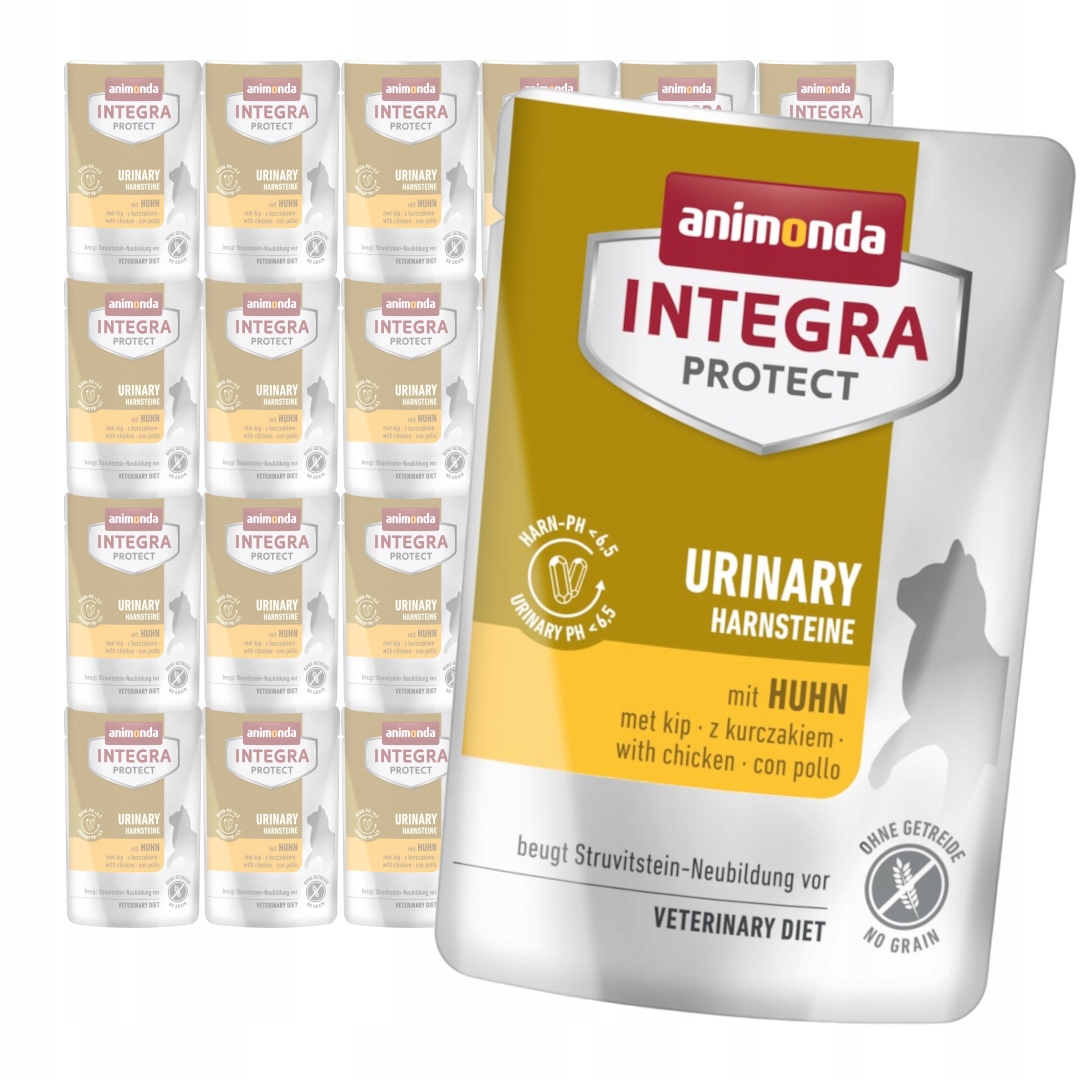 Levně Animonda Integra Urinary 24x85g Krmivo Pro Kočky kočky s ledvinovými kameny a kuřecím masem