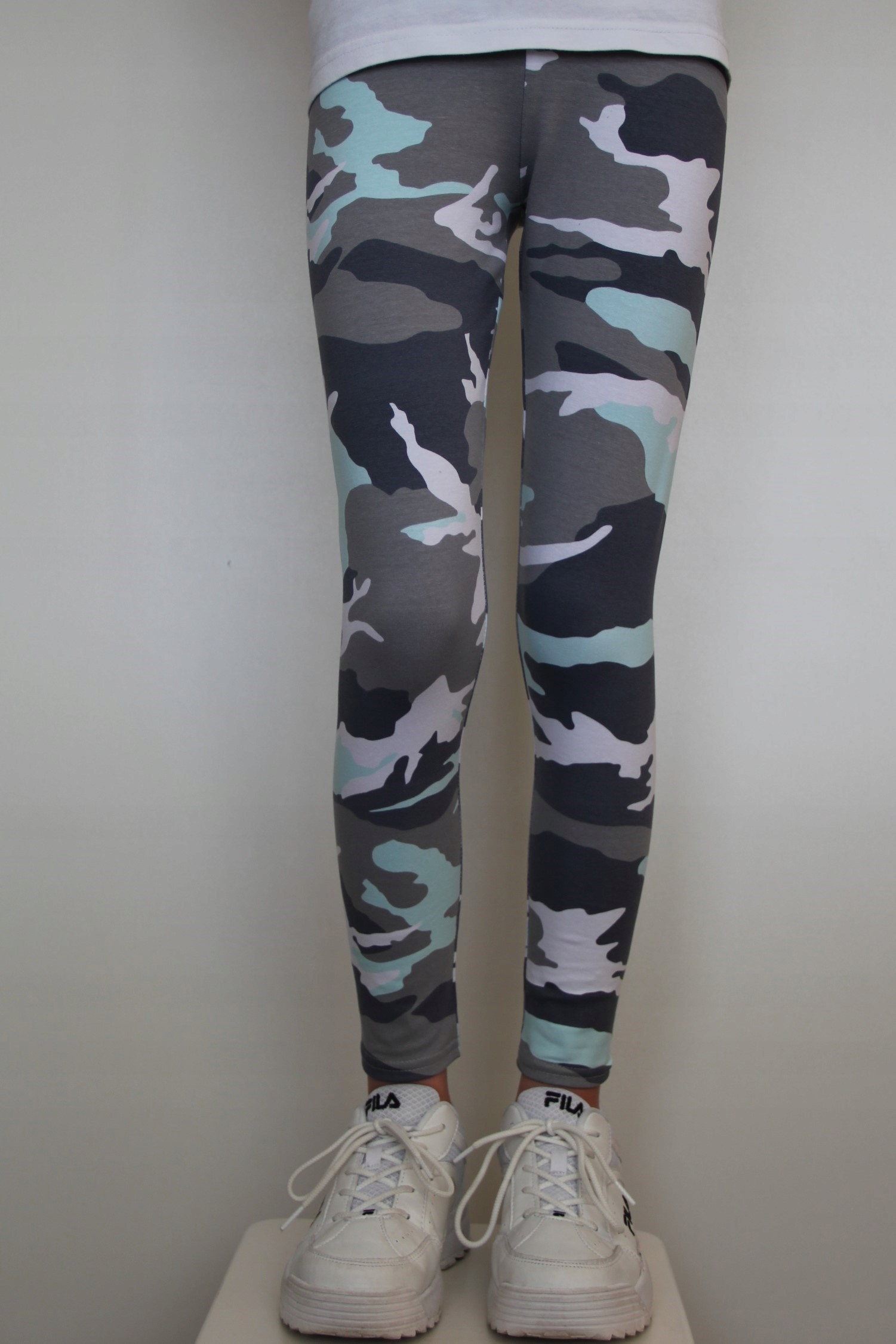 Getry Legginsy Dziecięce Nadruki MORO MIĘTA 134