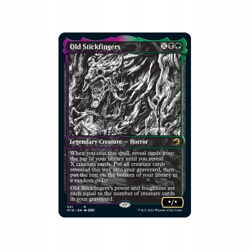 MTG Old Stickfingers *Showcase* (Rare)