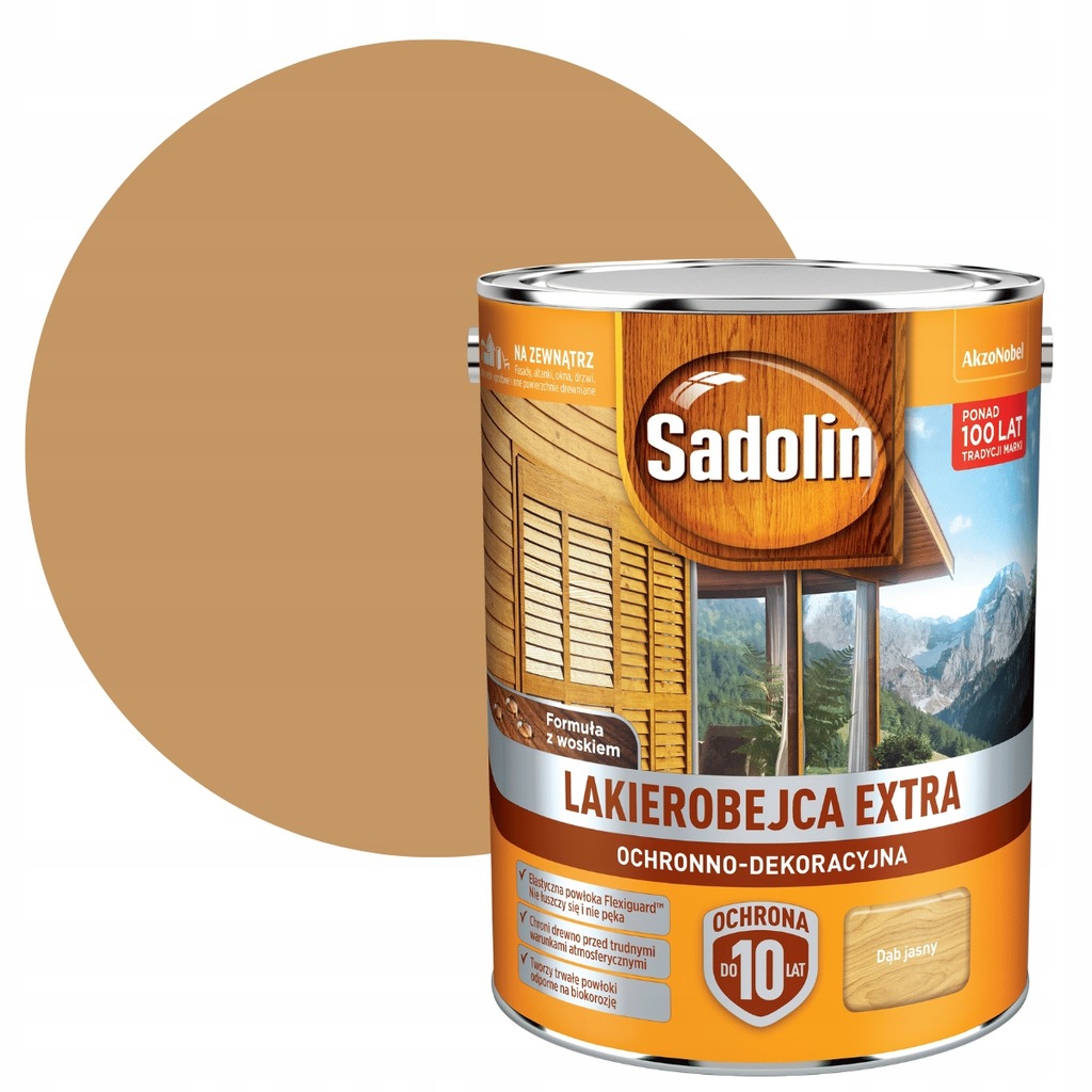 Sadolin Extra 5 L Lak Na Dřevo Dub Světlý