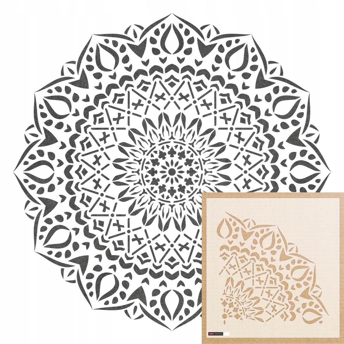 

Mandala Sasana szablon malarski 110 x 110 cm