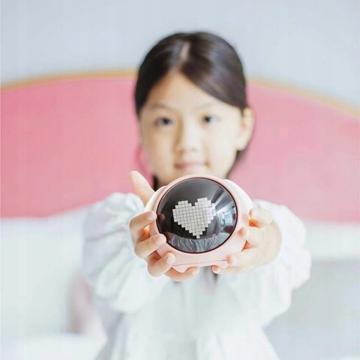 Śliczny cyfrowy budzik emoji, lampka nocna LED Marka Inny