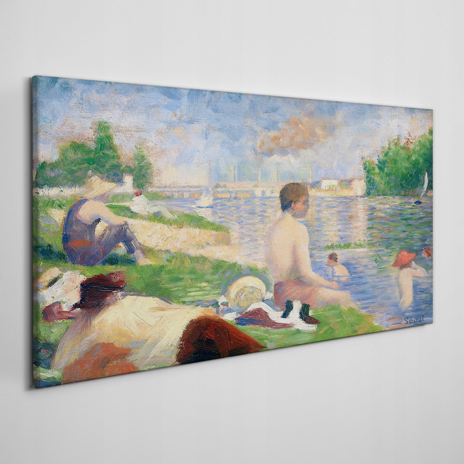 

Obraz na płótnie Kąpiących się ludzie 120x60 cm