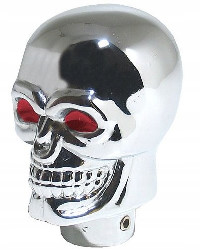 

Gałka Zmiany Biegów Chrom Czacha Skull Czaszka