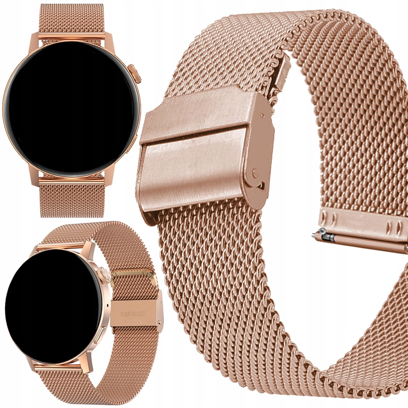 PASEK BRANSOLETA DO HUAWEI WATCH GT2 GT3 42mm ELEGANT DAMSKI RÓŻNE KOLORY