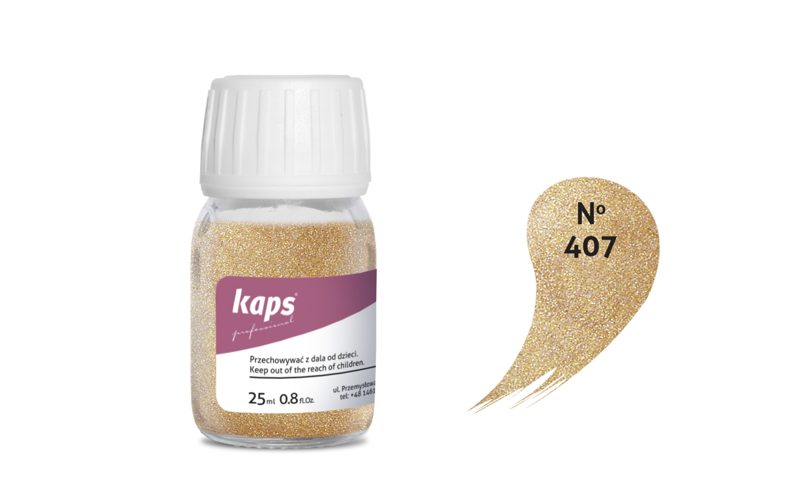 

Farba do skóry naturalnej i syntetycznej Kaps