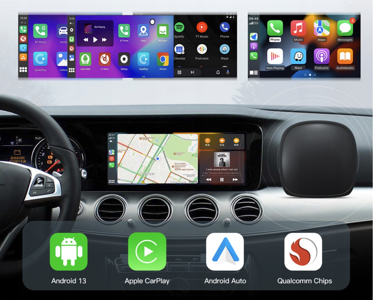 アクセサリー CarPlay AiBox for BMW AIBOX APPLE CARPLAY ANDROID AUTO BMW SERIA 1 2 3 4 5 6 7 8 X1 X2