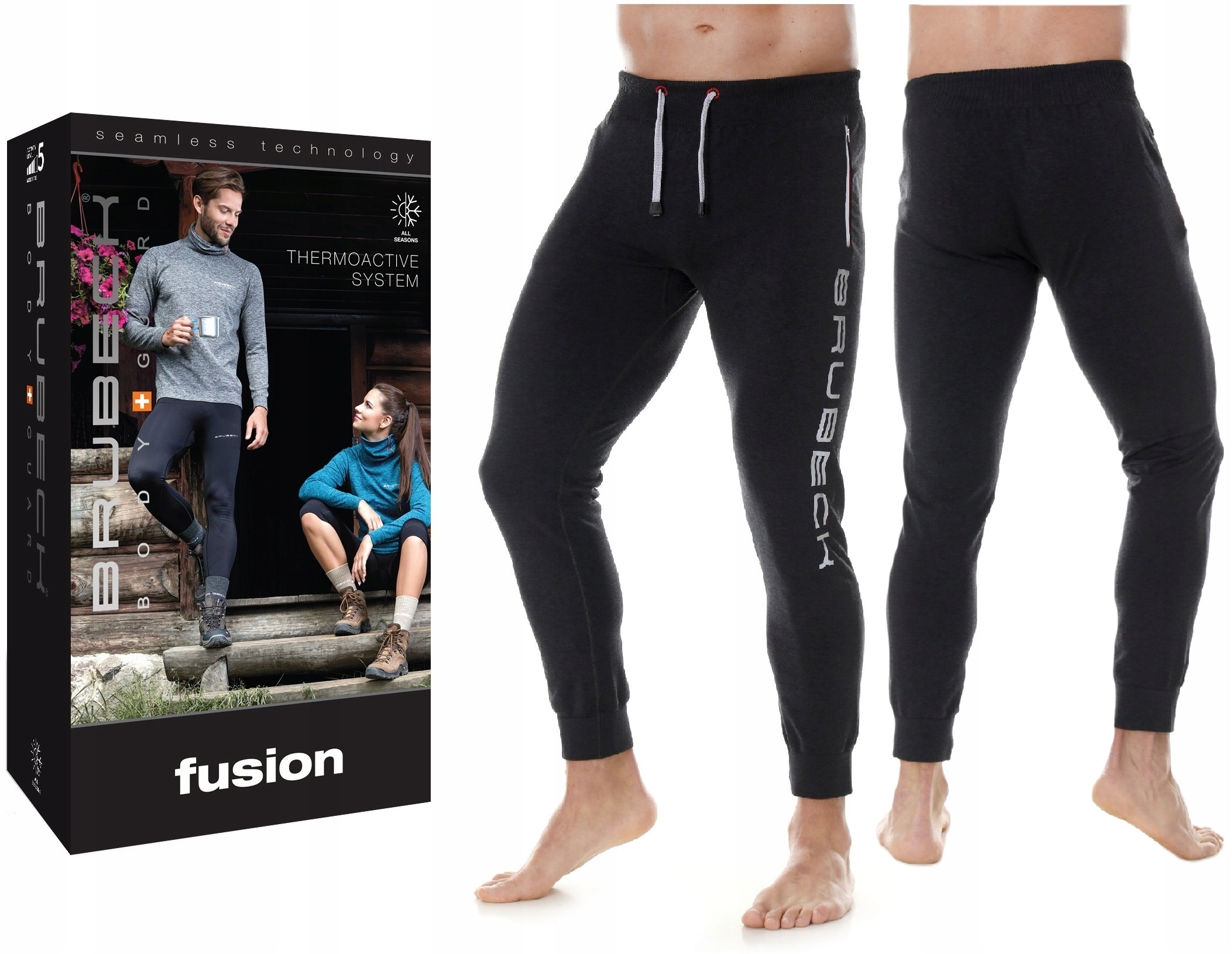 Fusion Men Sportowe Spodnie Dresowe L