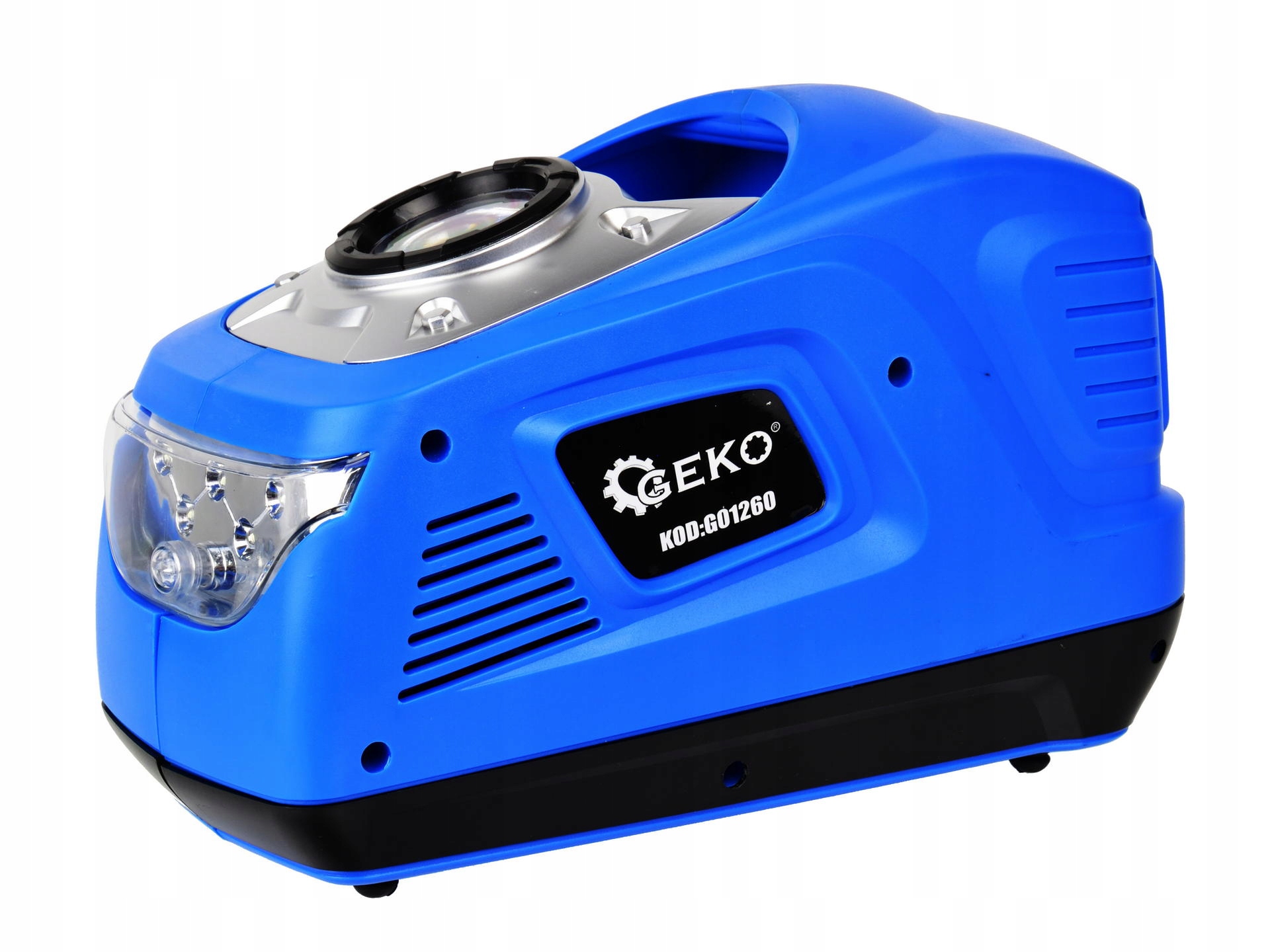 Mini Kompresor z latarką 12V/230V 100W GEKO G01260