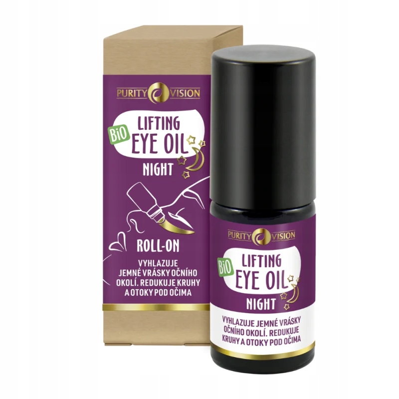 Purity Vision Liftingový roll-on olej na oční okolí (5 ml) noční