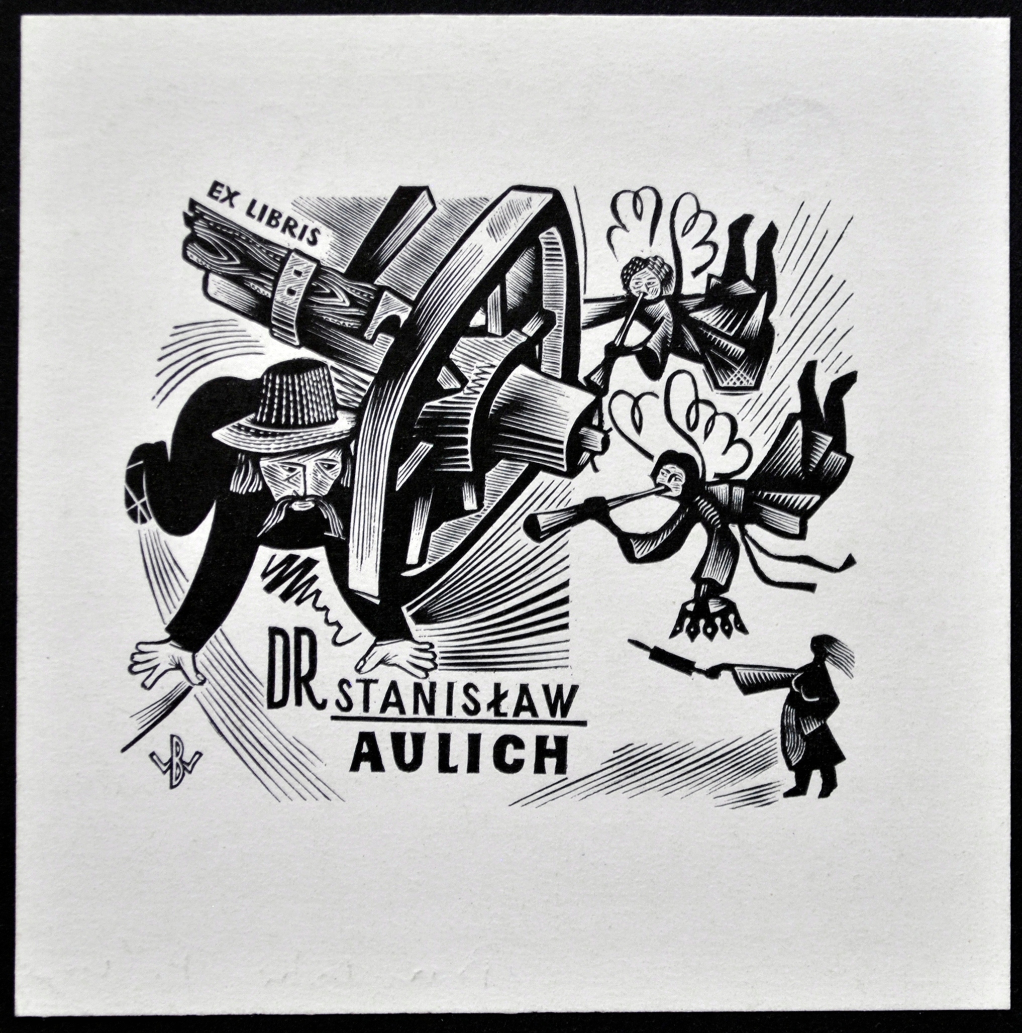 *KP* Barylski Wojciech - Ex libris dr Stanisław Aulich