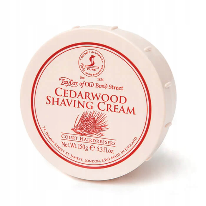 Krém na holení Taylor Of Old Bond Street shaving cream cedarwood 150 g