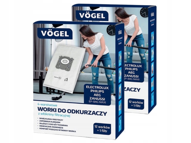 Worek do odkurzacza Vögel EP-Bag Maxi 2 x 12 sztuk