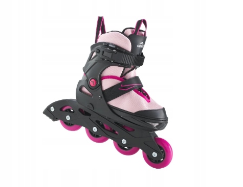 Crivit Stylowe łyżworolki dziecięce regulacja rozmiaru różowe 29-33