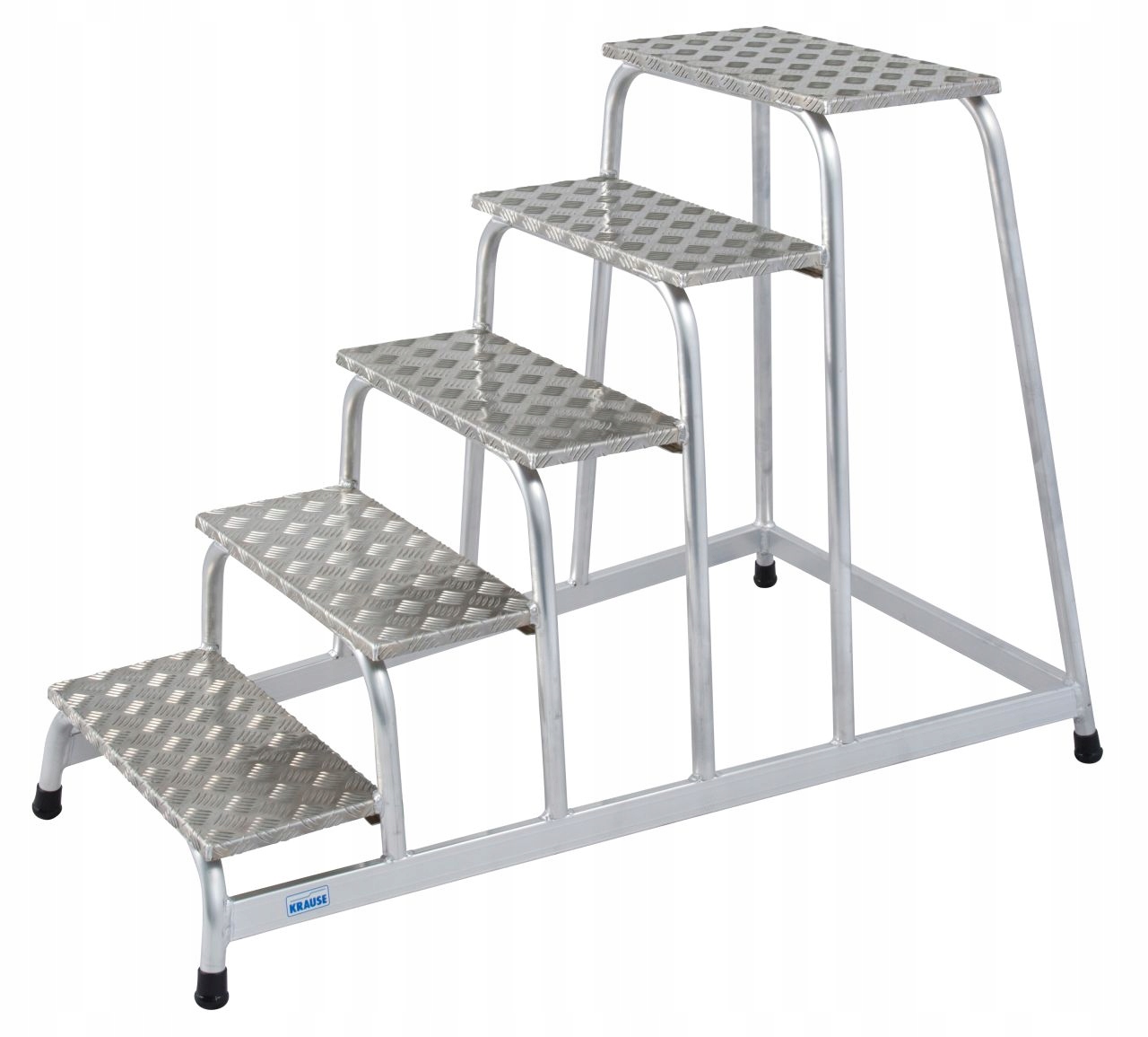 Krause 805058 Aluminiowe Schodki Montażowe Antypoślizgowe Stopnie 1x5