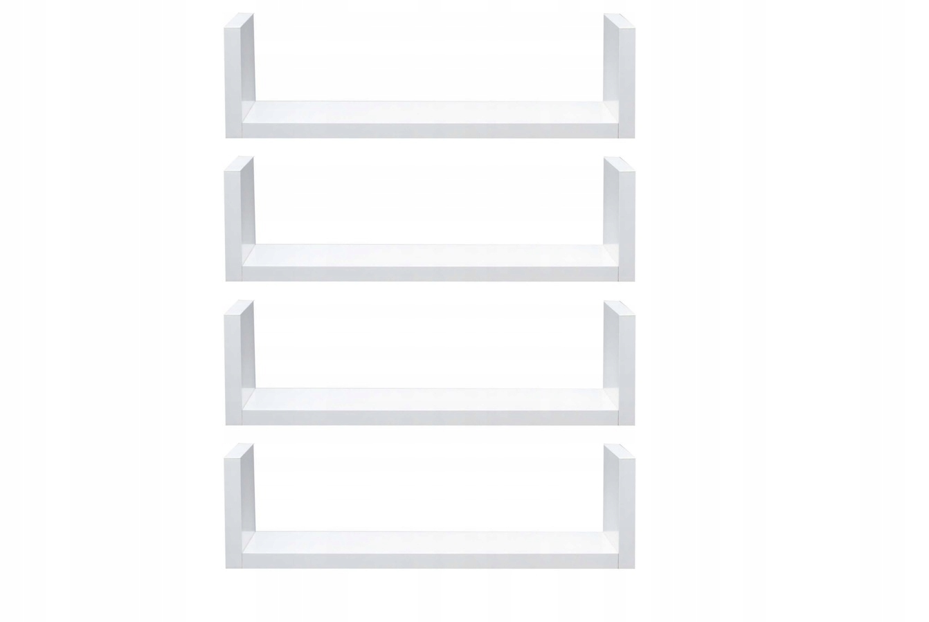 PÓŁKA WISZĄCA 60cm z boczkami komplet 4 sztuki