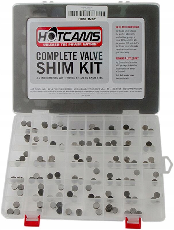 Ventilové Dosky Hot Cams 1,2-3,5 MM Arctic Cat 400 Honda Crf 450 HCSHIM02