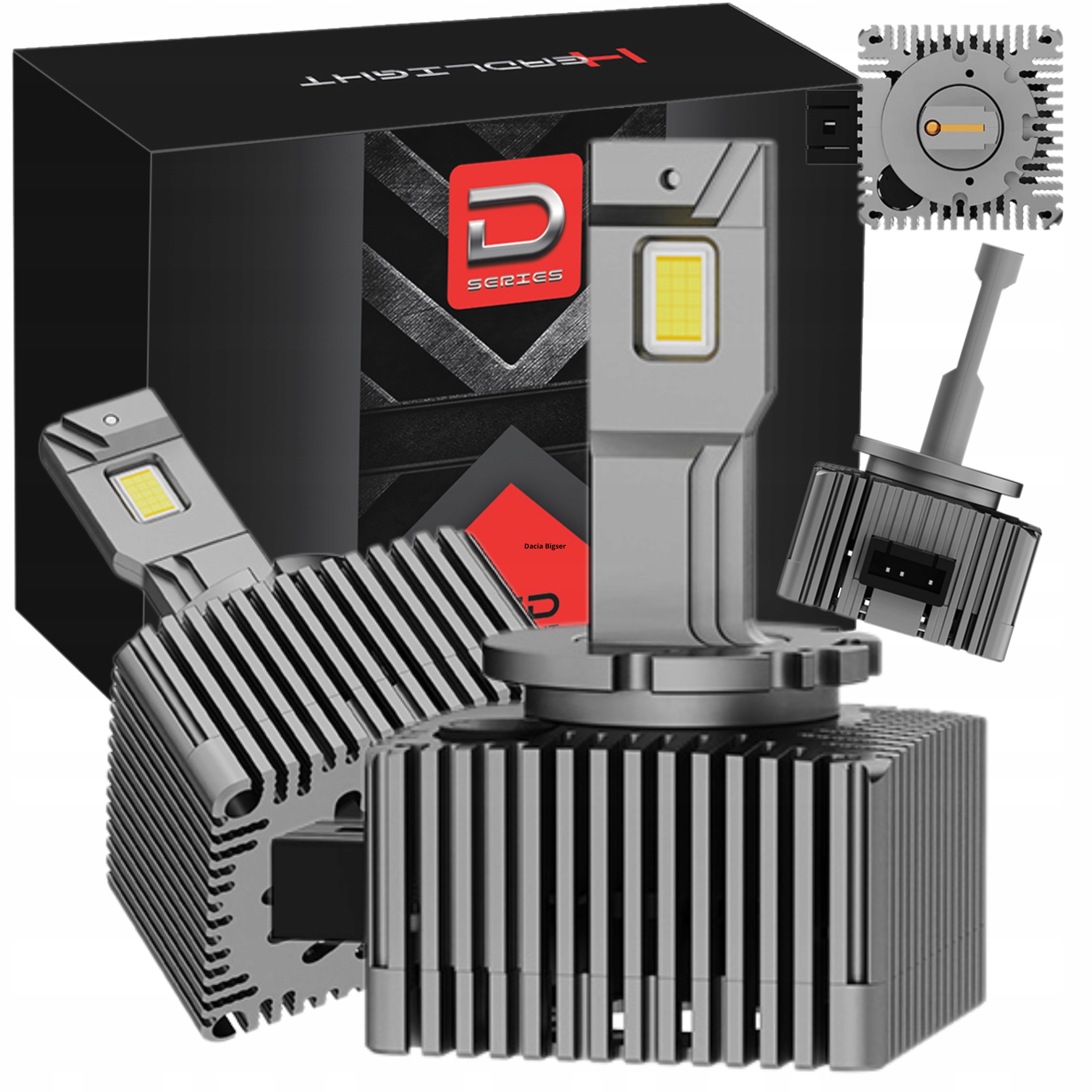 Žiarovky D1S Led Žiarovky Palníky Silné Xenon Homologácia Canbus Biele 12V